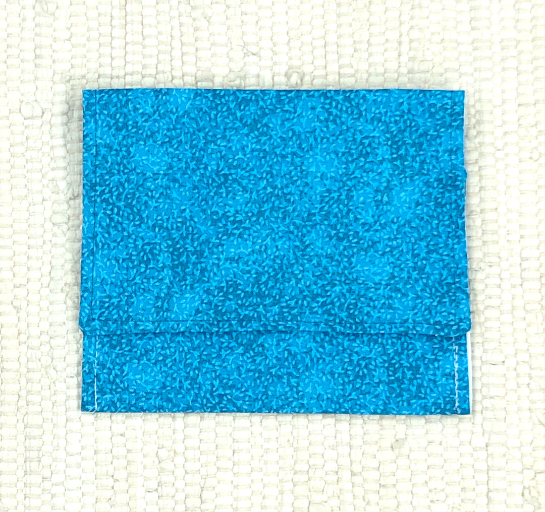 Cyan blue One-Pocket Fabric Organizer for Classroom Organization