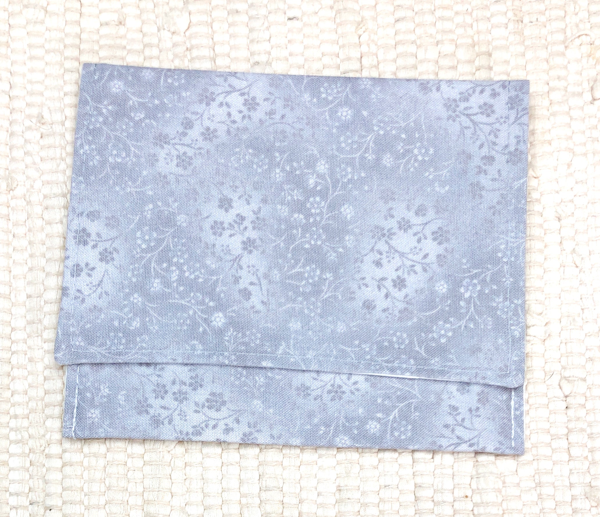grey One-Pocket Fabric Organizer for Classroom Organization