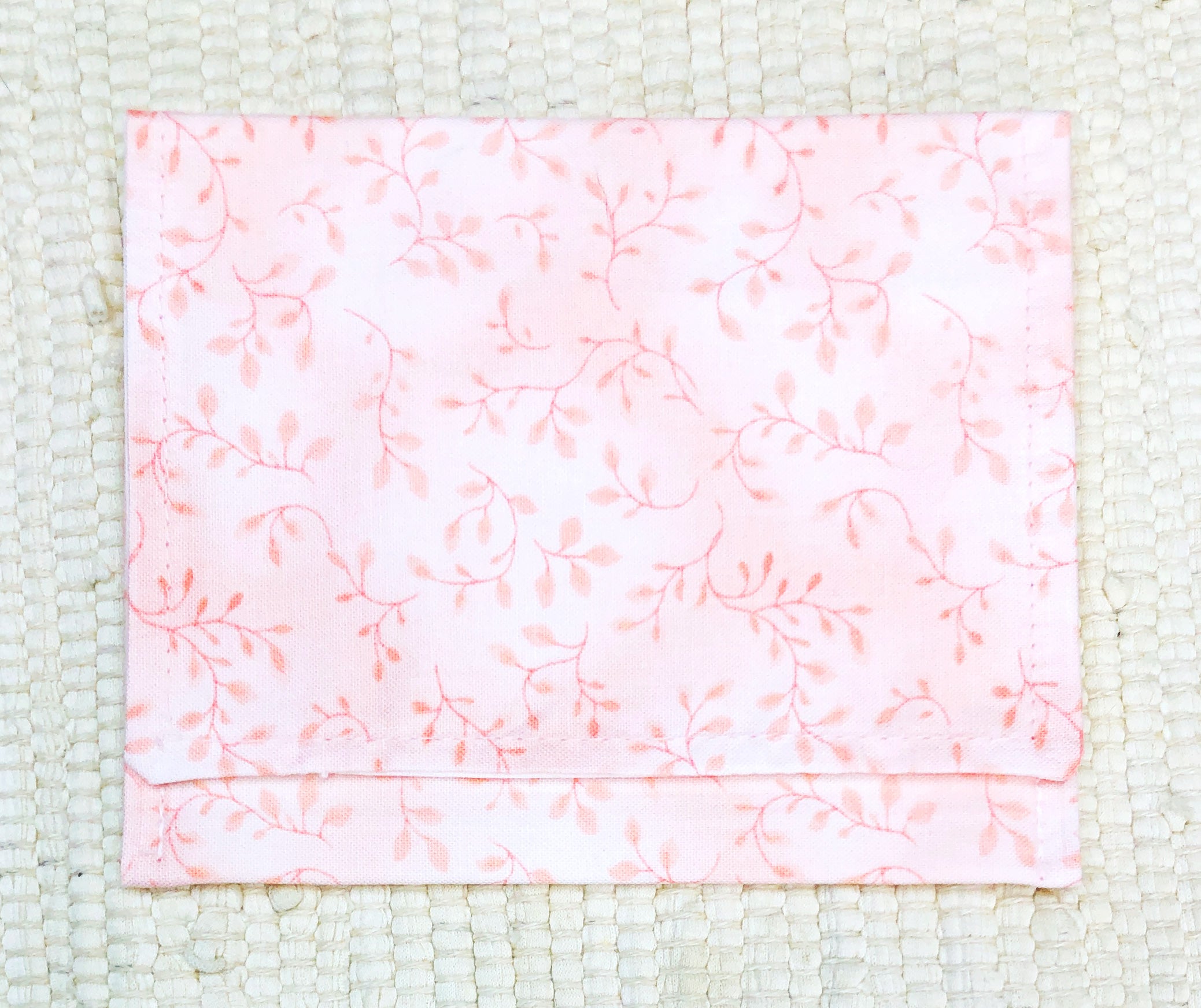Peach One-Pocket Fabric Organizer for Classroom Organization