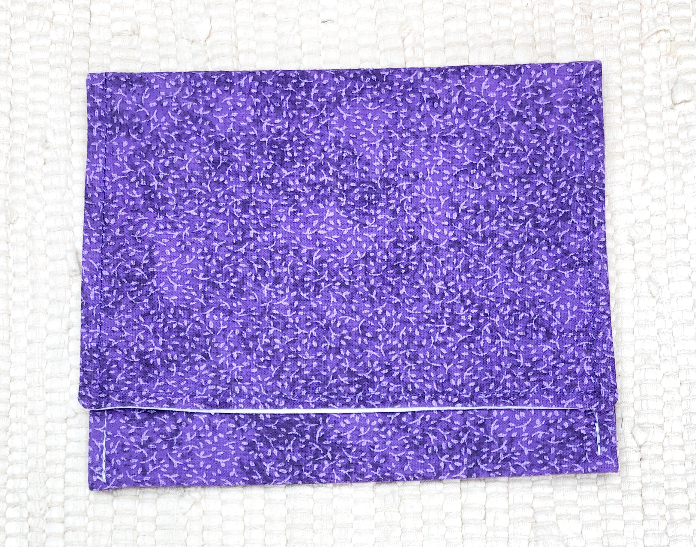 purple One-Pocket Fabric Organizer for Classroom Organization