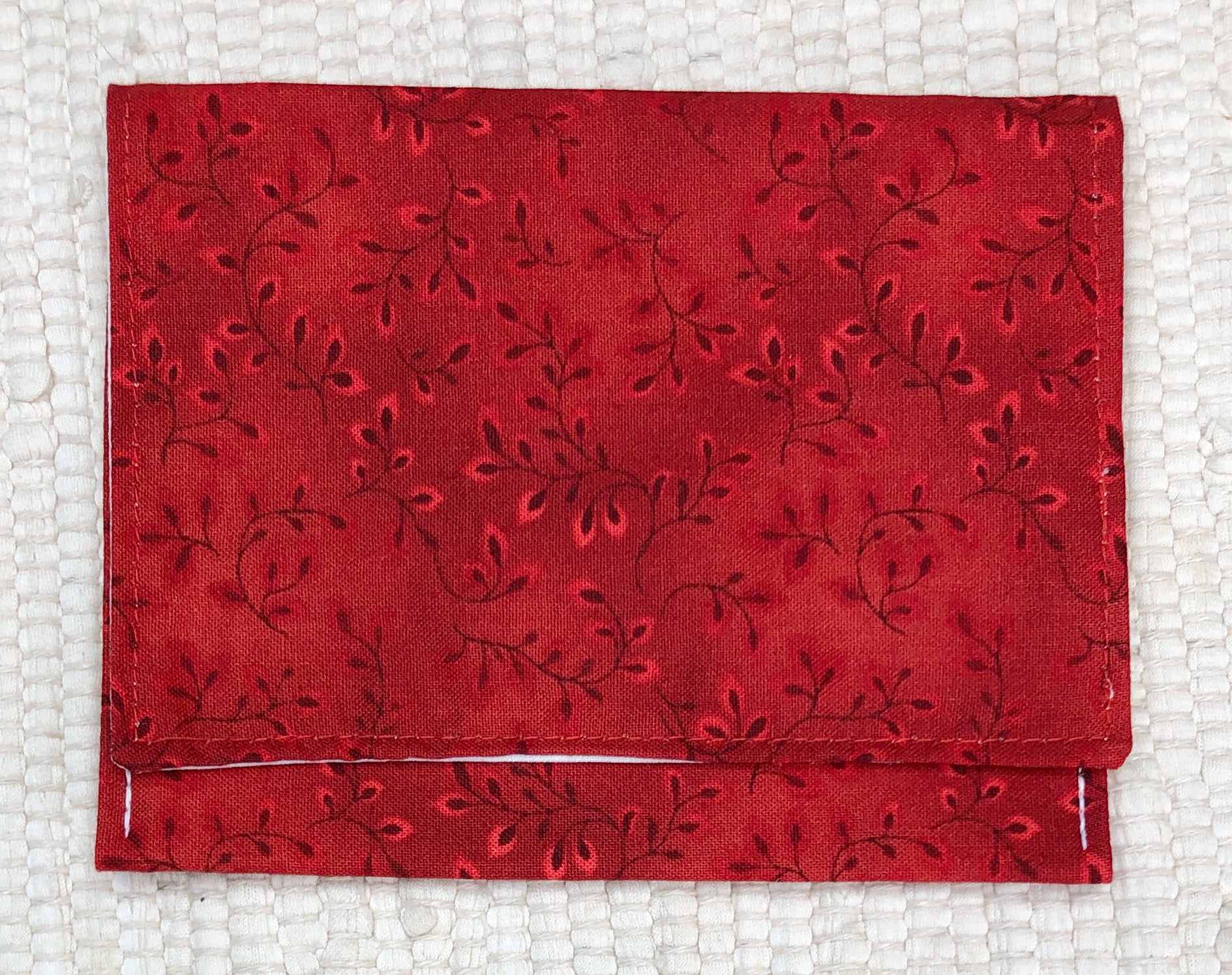 Red One-Pocket Fabric Organizer for Classroom Organization