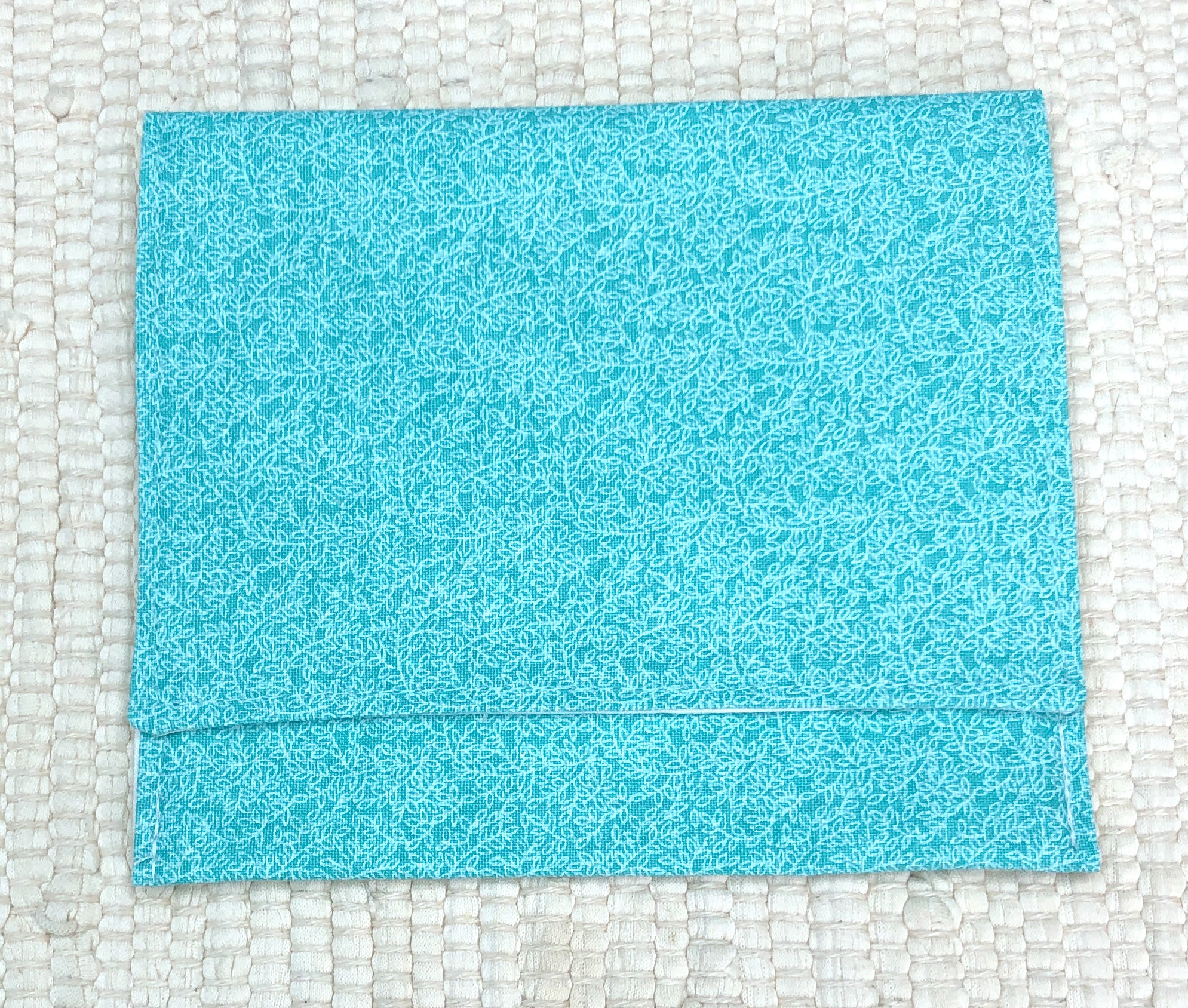 Teal One-Pocket Fabric Organizer for Classroom Organization