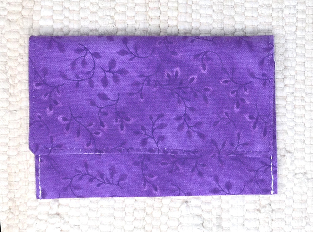 purple Small Cloth Pouches: One-Pocket - Maitri Learning