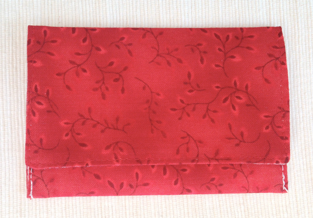 red Small One-Pocket Fabric Organizer for Classroom Organization