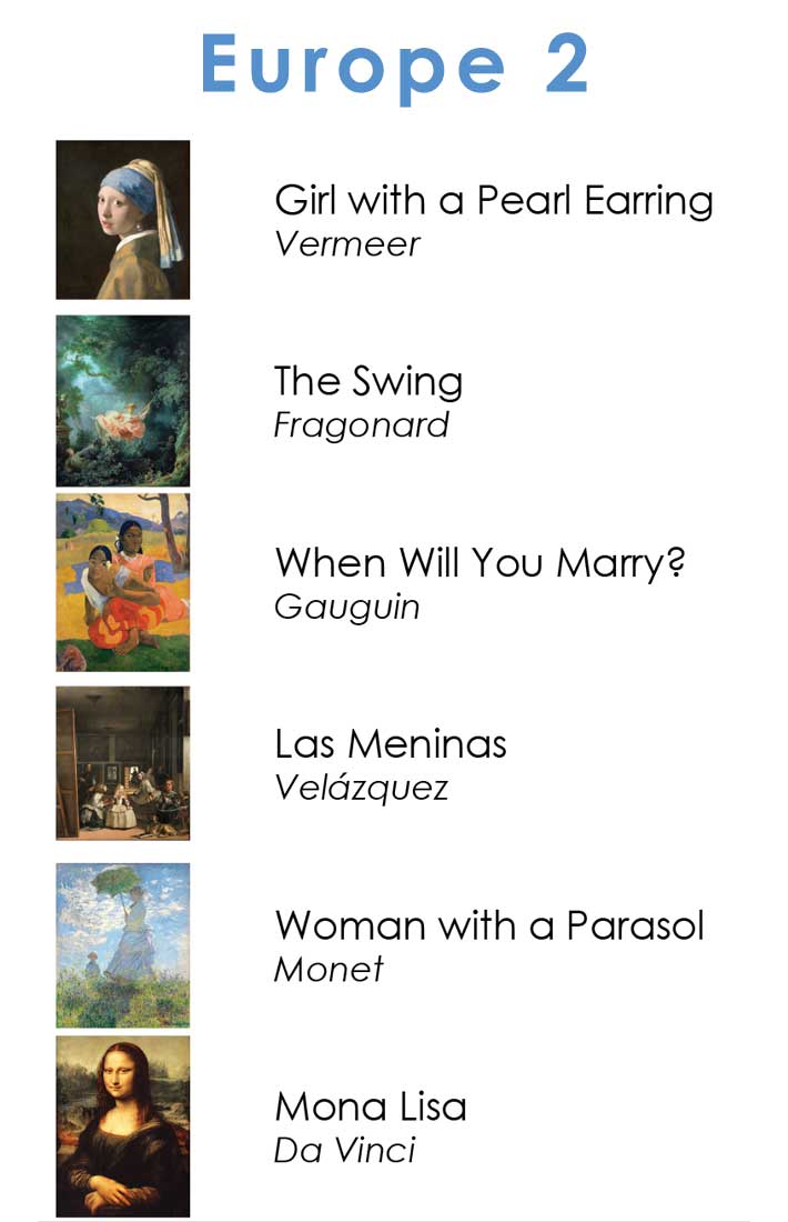 Fine Art Matching Cards - Maitri Learning