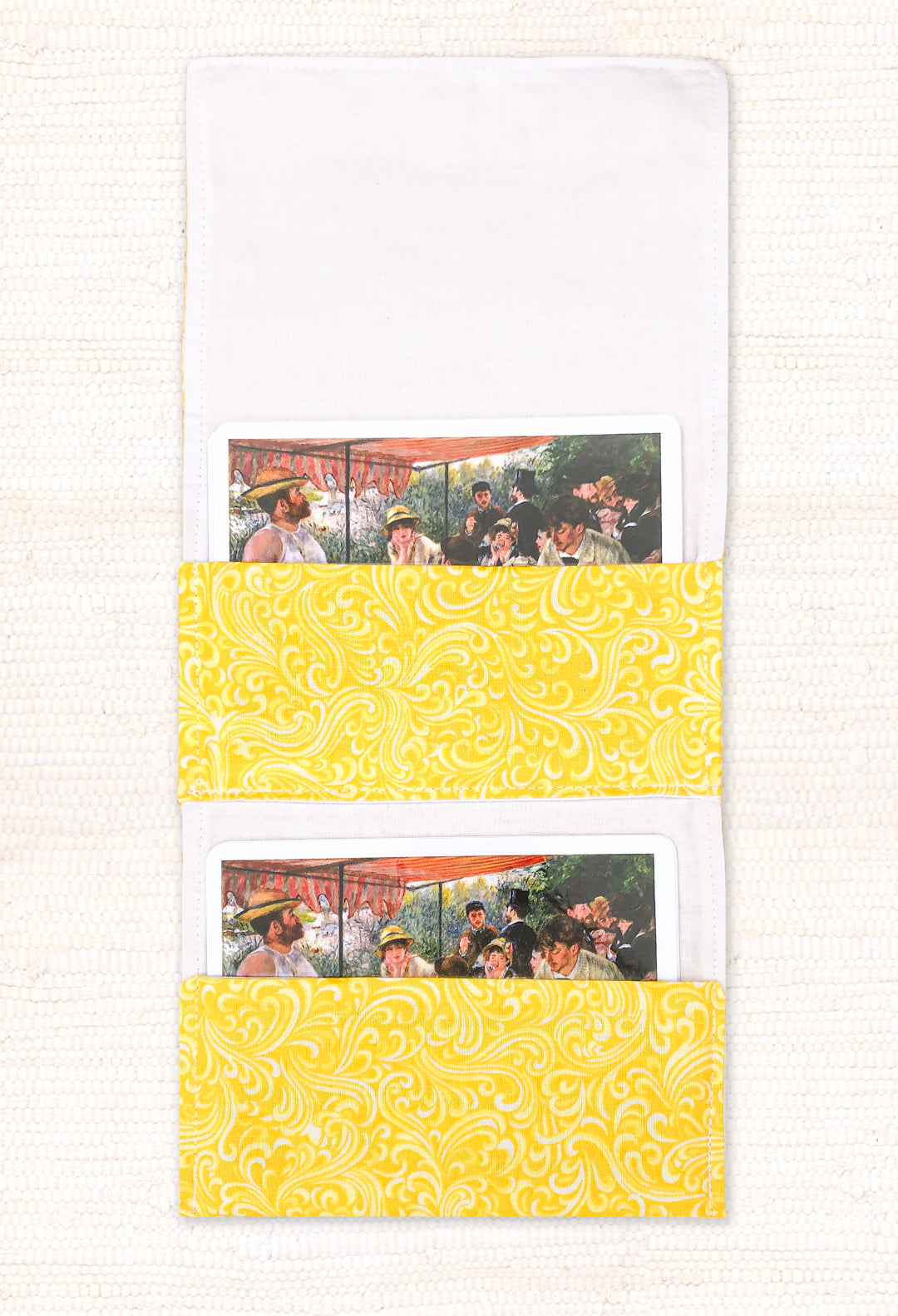yello Large 2-pocket Fabric Organizers for Classroom Organization
