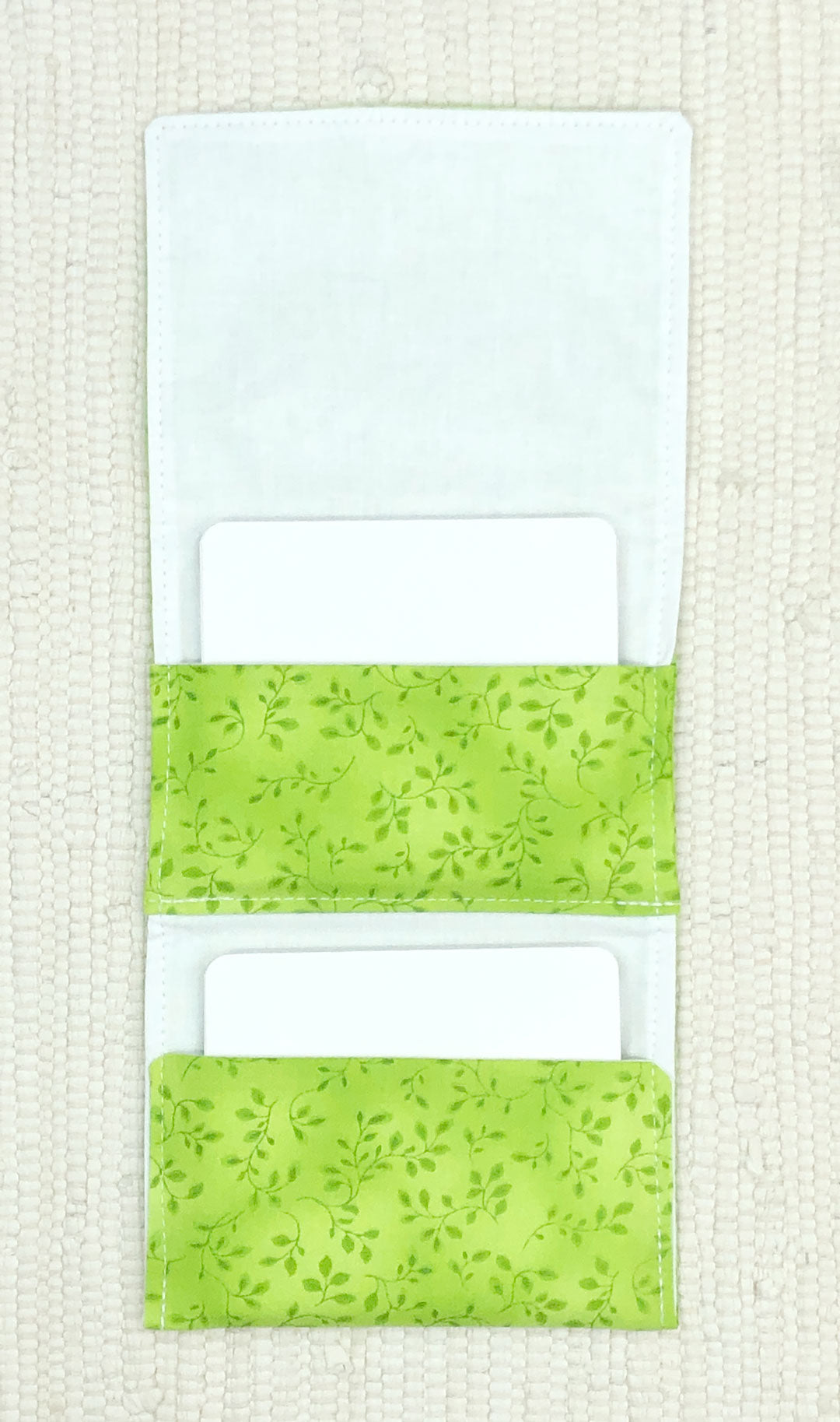 Green 2-pocket Fabric Organizers for Classroom Organization