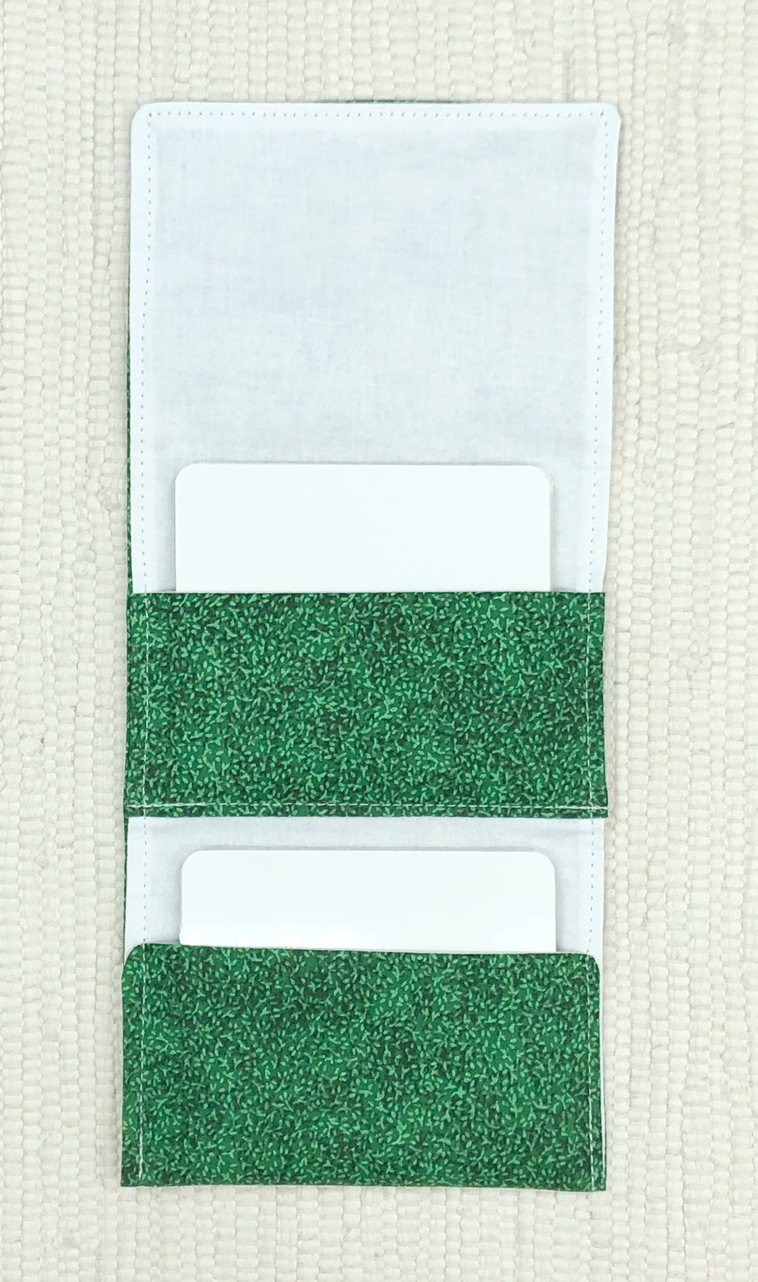 Pine green 2-pocket Fabric Organizers for Classroom Organization