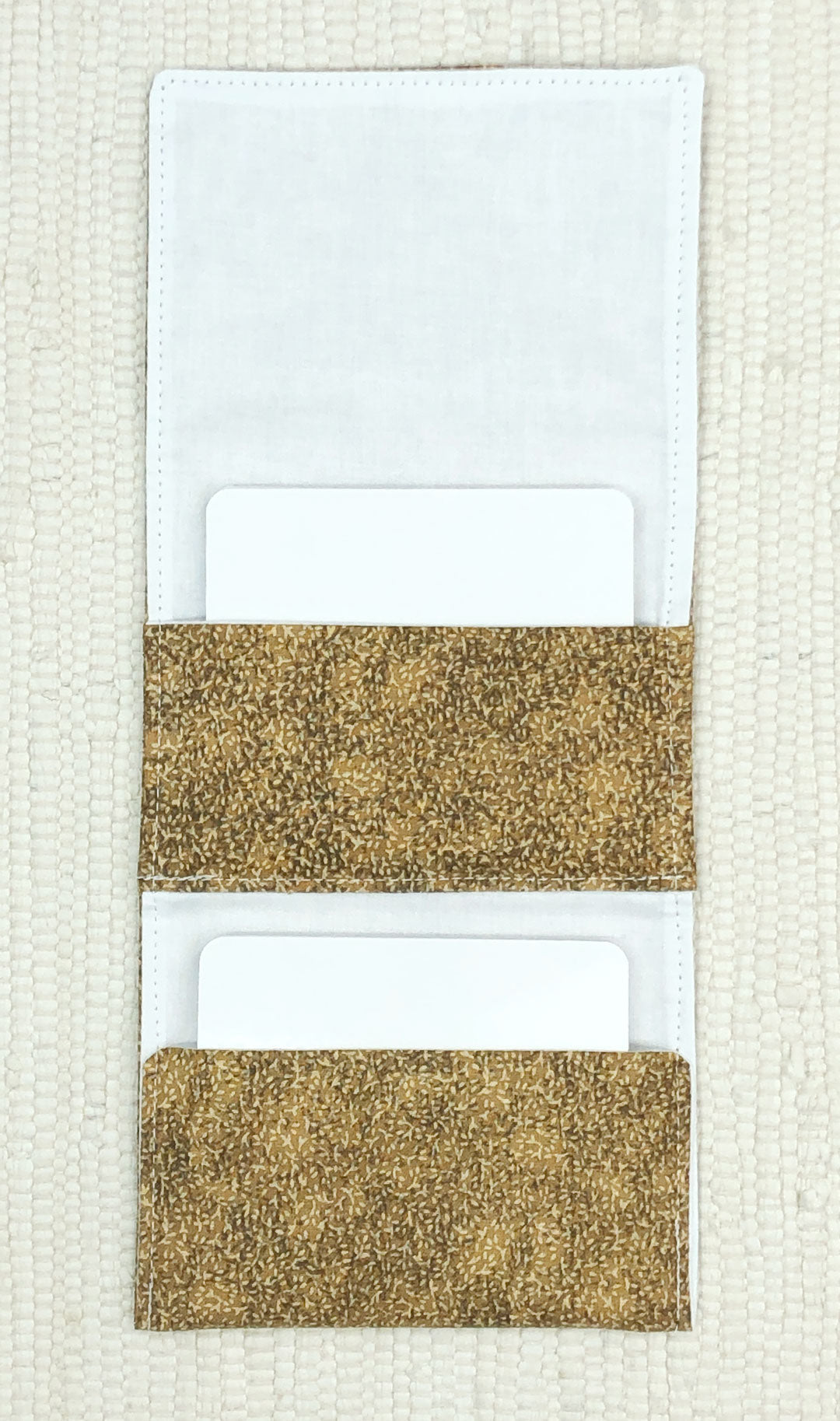 Brown 2-pocket Fabric Organizers for Classroom Organization