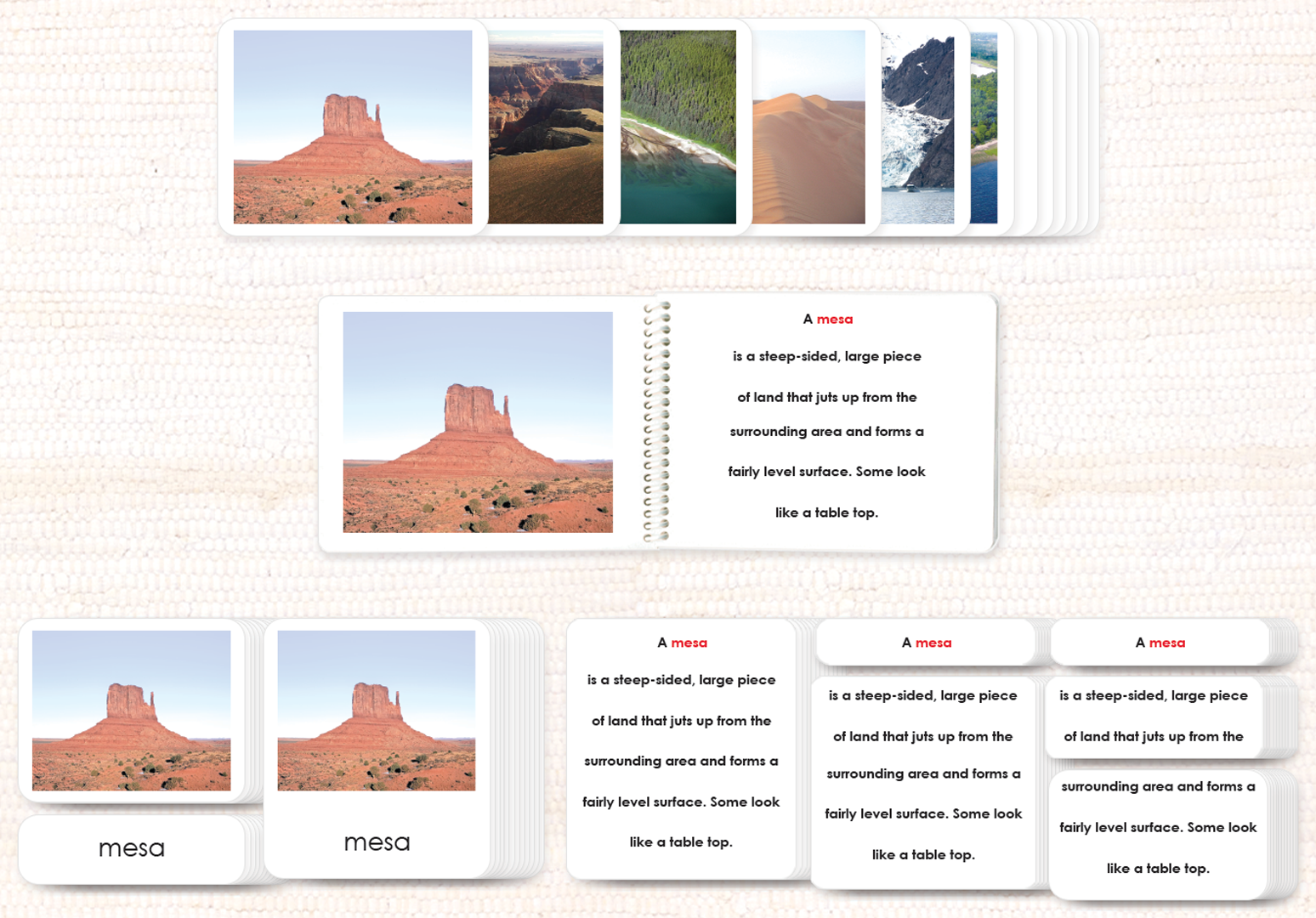 Land & Water 2 Book & Card Set - Maitri Learning