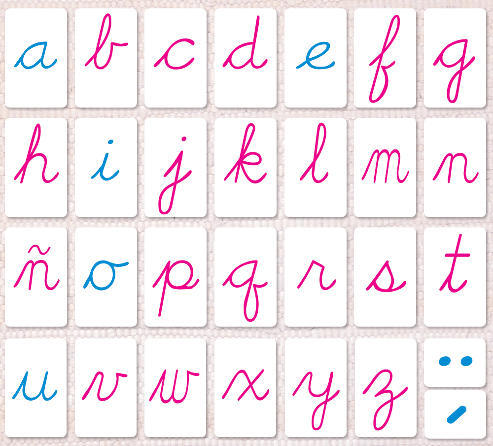 Spanish Movable Alphabet - Maitri Learning