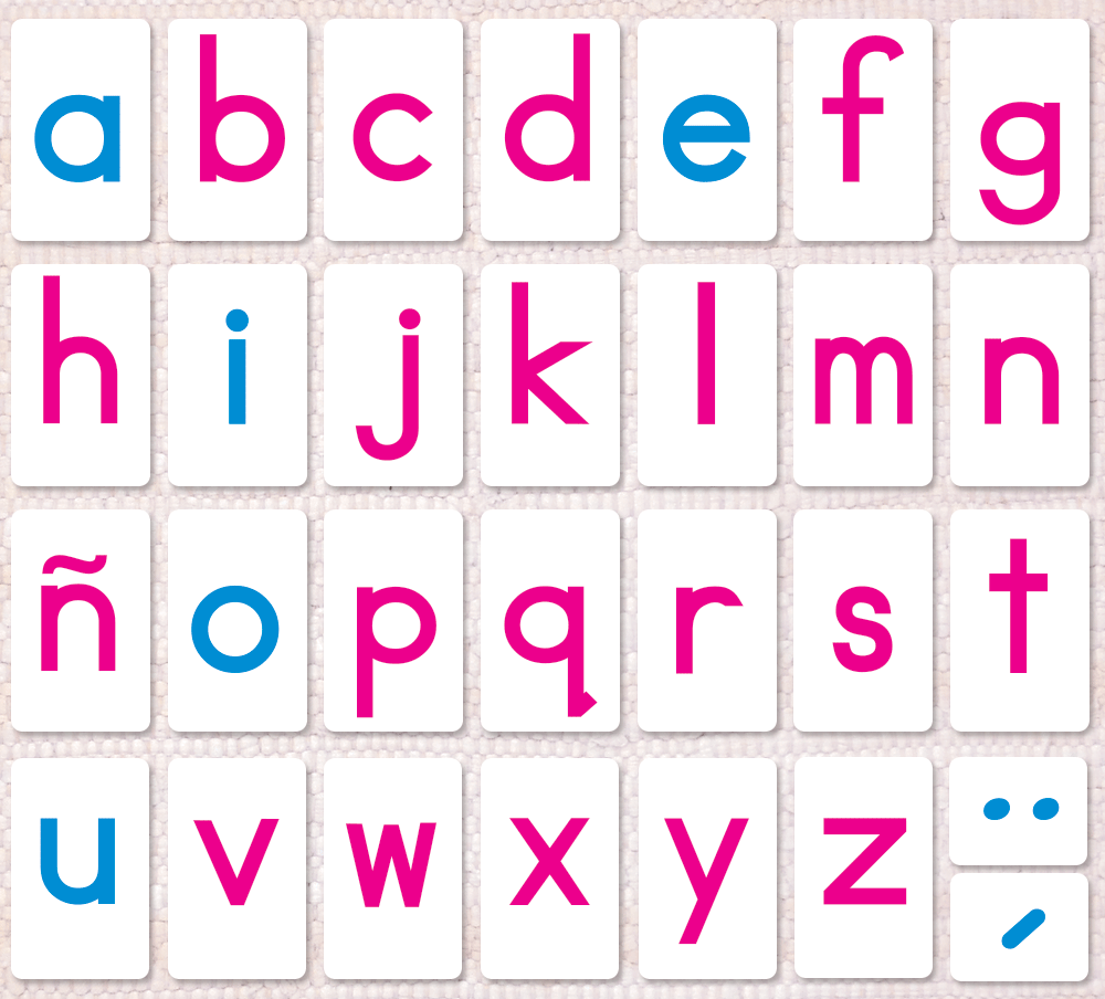 Spanish Movable Alphabet - Maitri Learning
