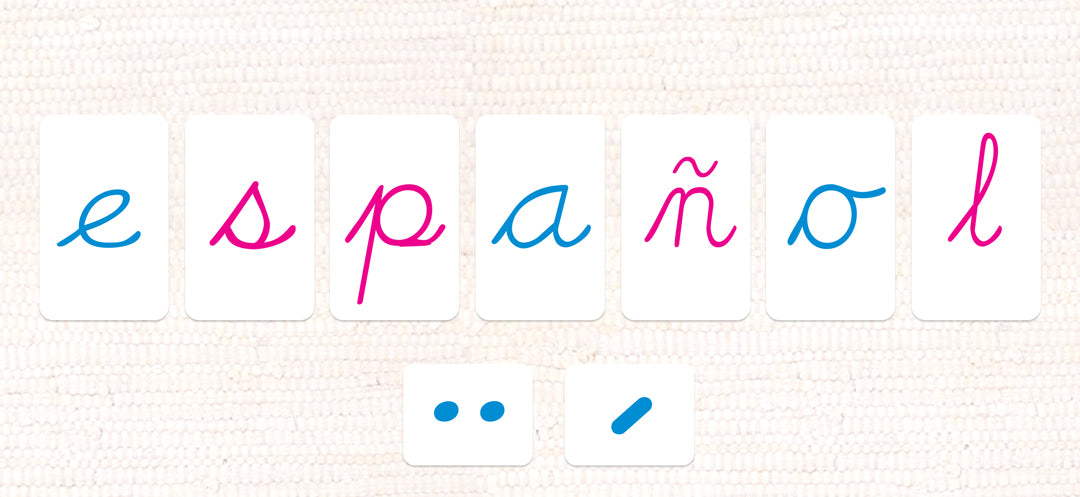 Spanish Movable Alphabet - Maitri Learning