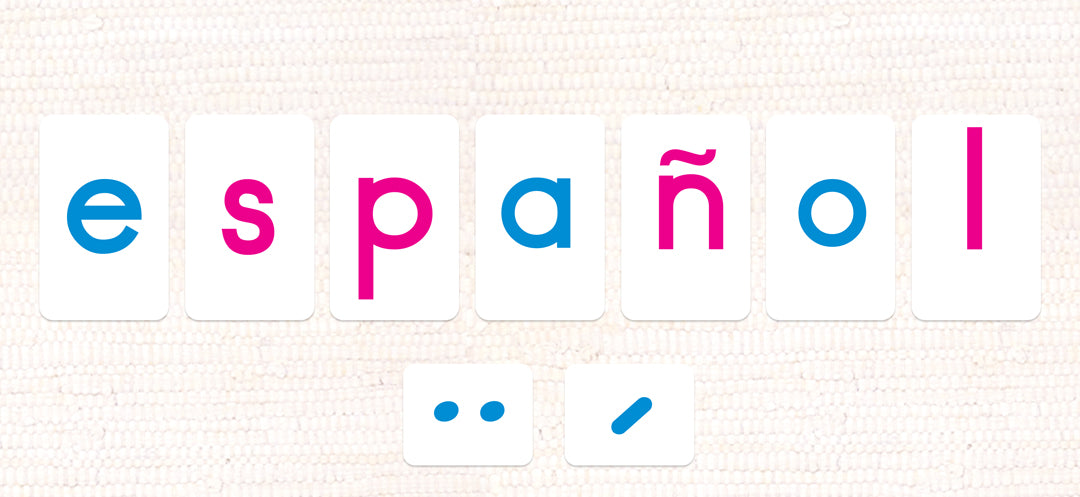 Spanish Movable Alphabet - Maitri Learning