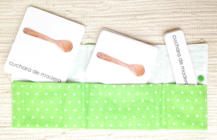 Spanish Utensils 3-Part Reading - Maitri Learning
