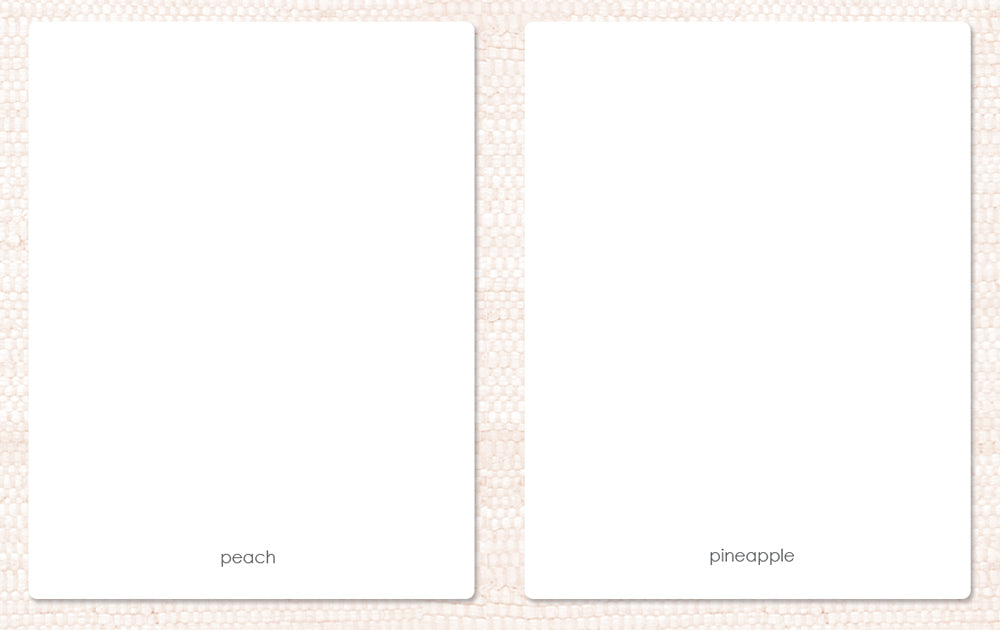 Fruit Toddler Cards - Maitri Learning