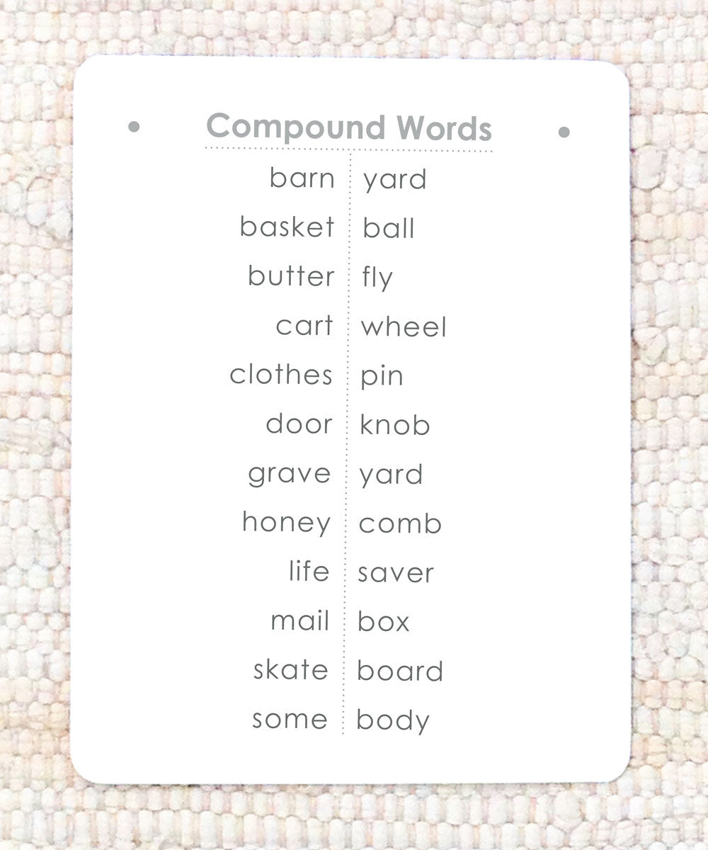 Word Study Spelling Charts - Maitri Learning