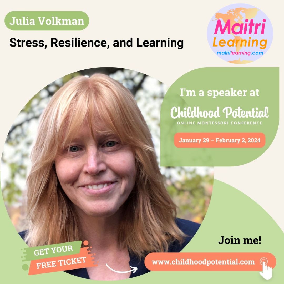 Julia is speaking on Stress, Resilience & Learning at the Childhood Potential Conference