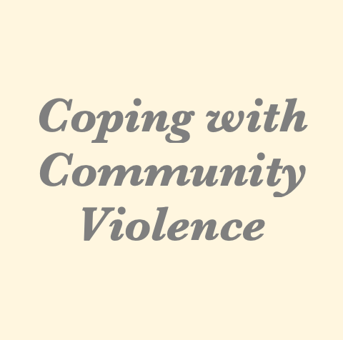 Selfless Selfishness to Cope with Community Violence