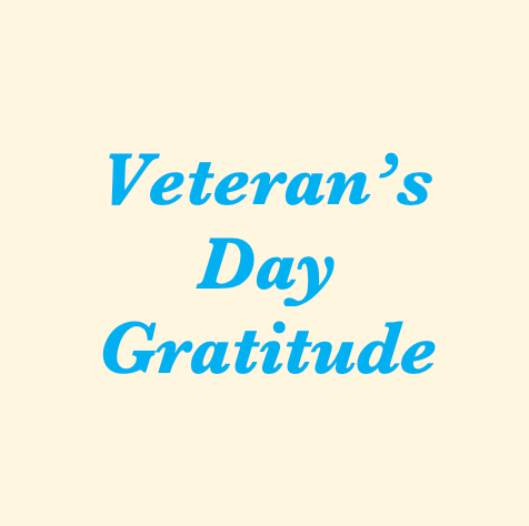 Veteran's Day Gratitude