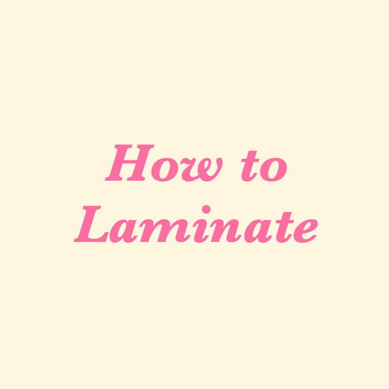 Laminate first or cut first?