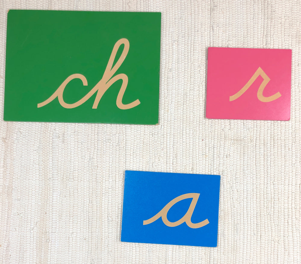 Developing Letter-Sound Knowledge: Montessori Sandpaper Letters