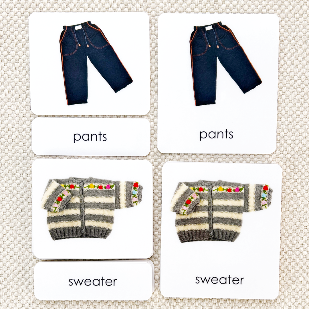 Clothing 3-Part Reading