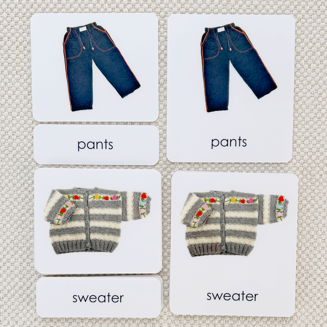 Clothing 3-Part Reading