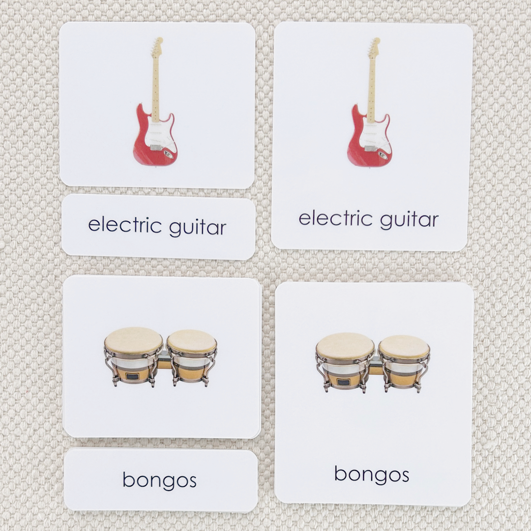Popular Musical Instruments 3-Part Reading