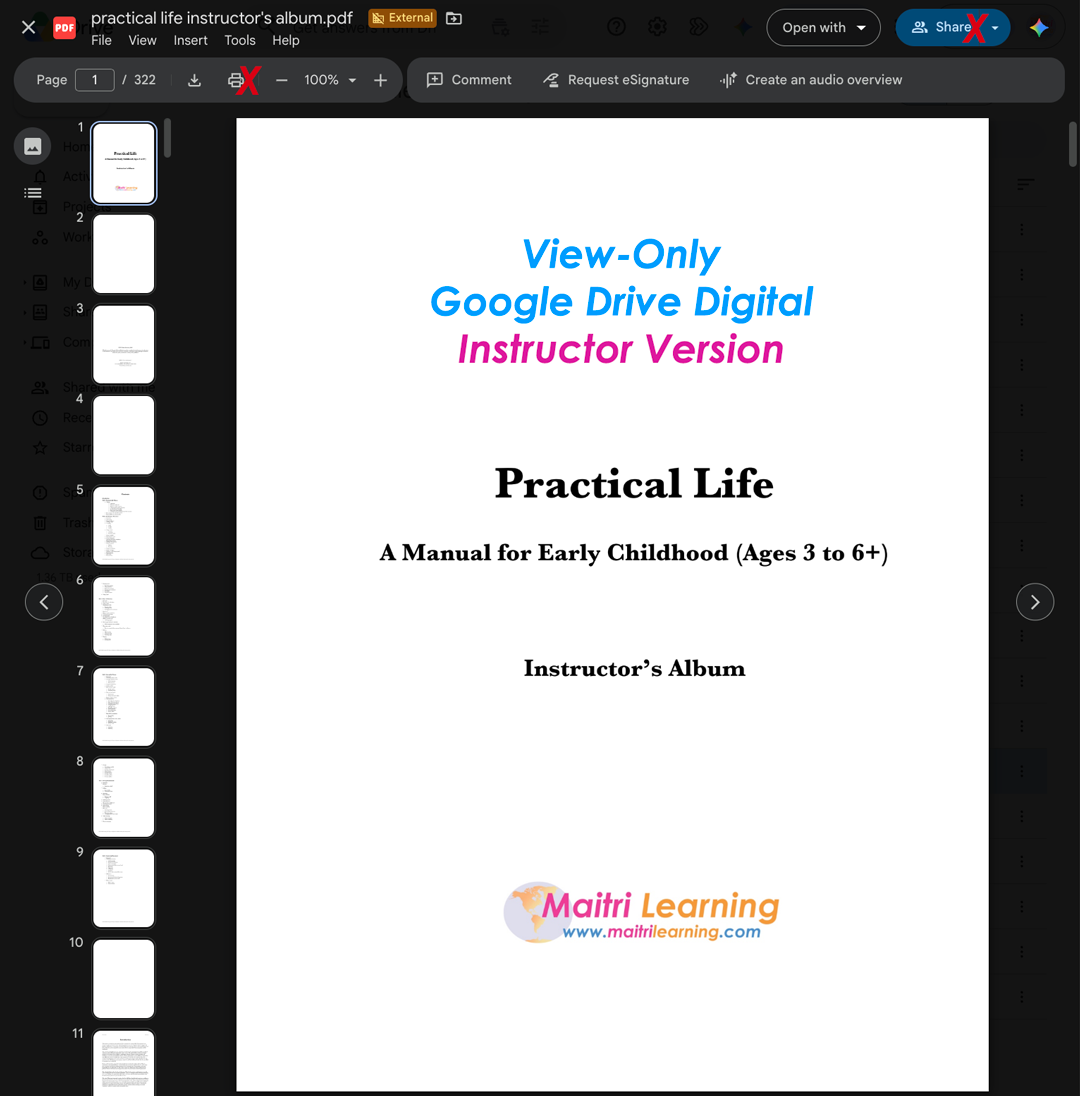 Practical Life Album (EC)