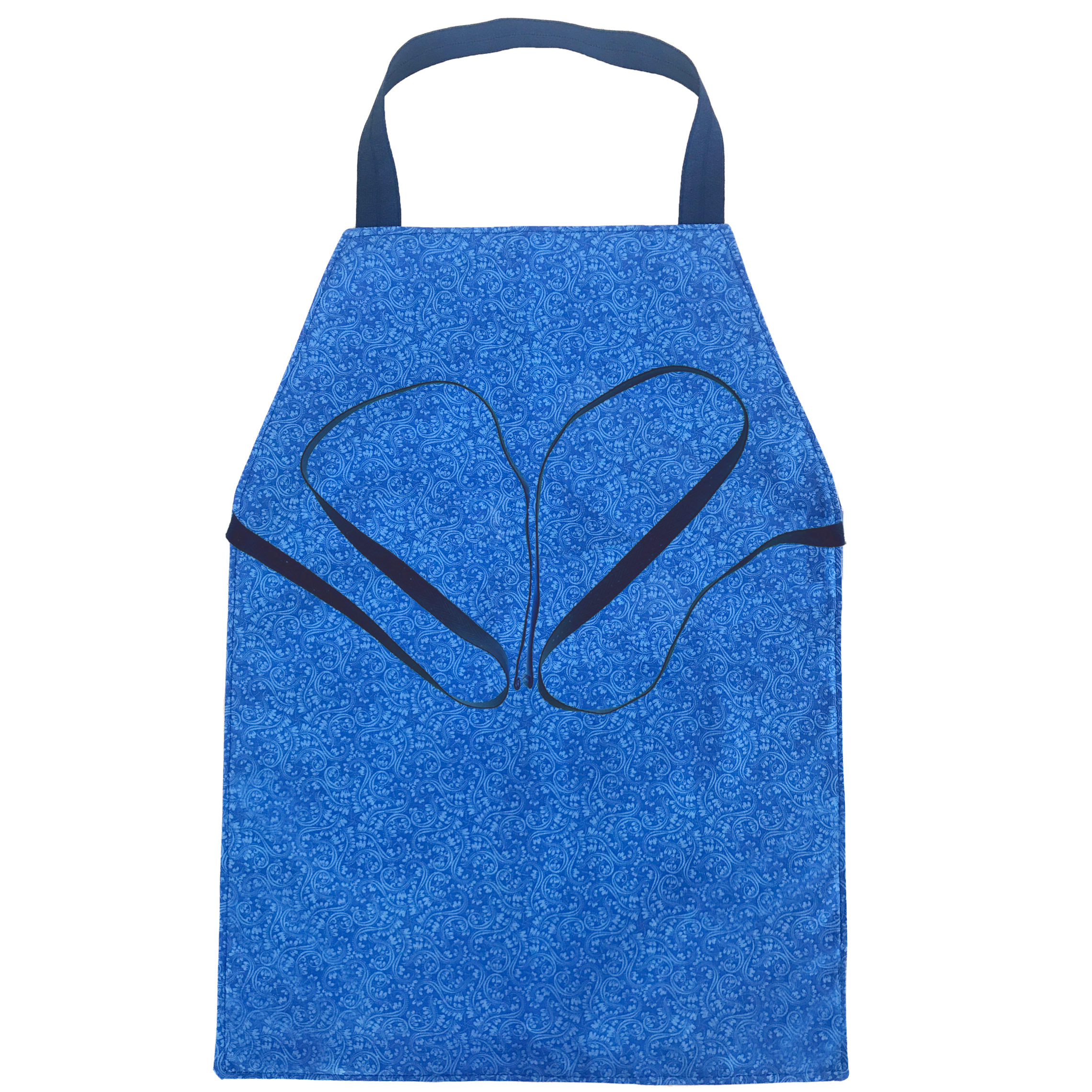 Cerulean Blue Cloth Apron