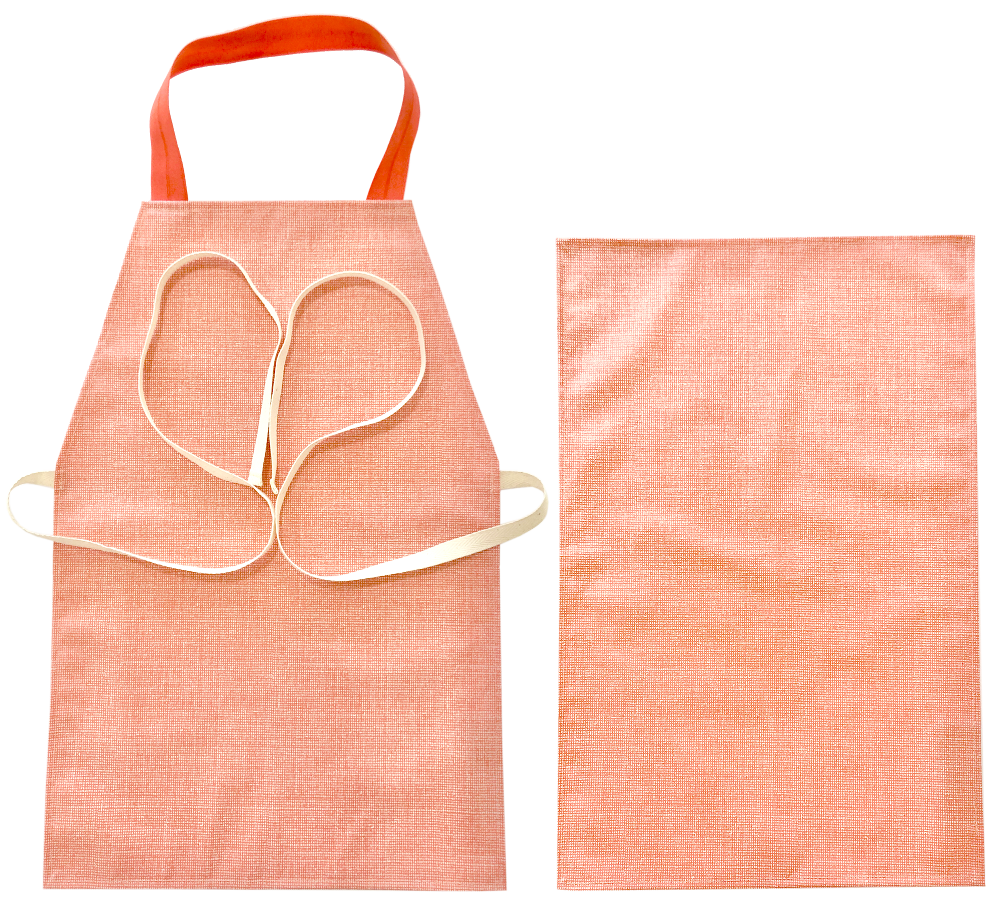 Papaya Orange Aprons