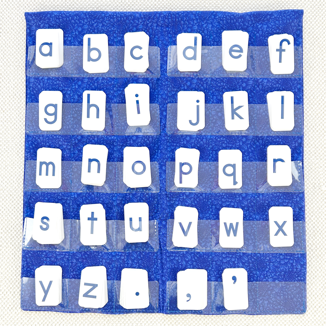 Blue Print Movable Alphabet