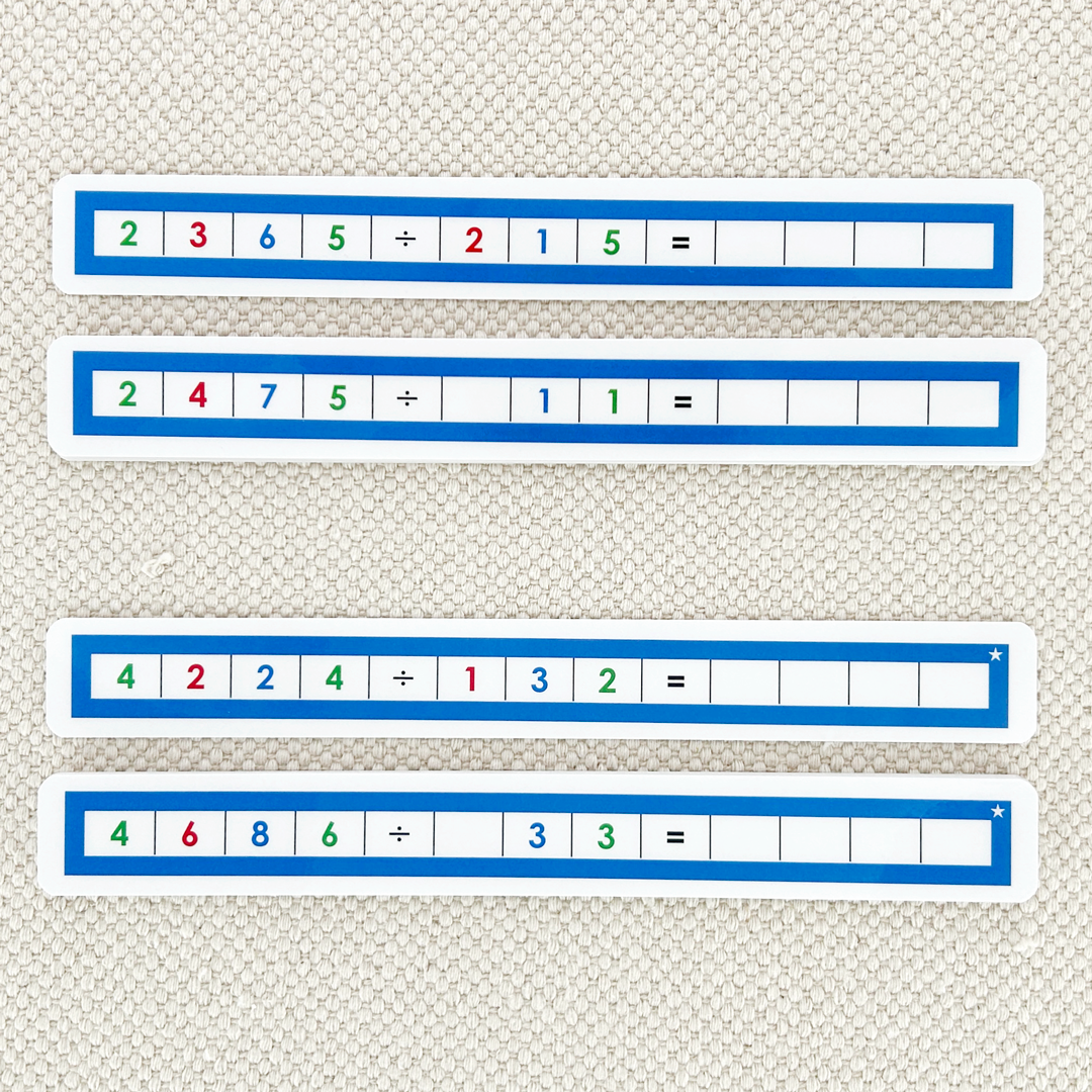 Long Division Equations