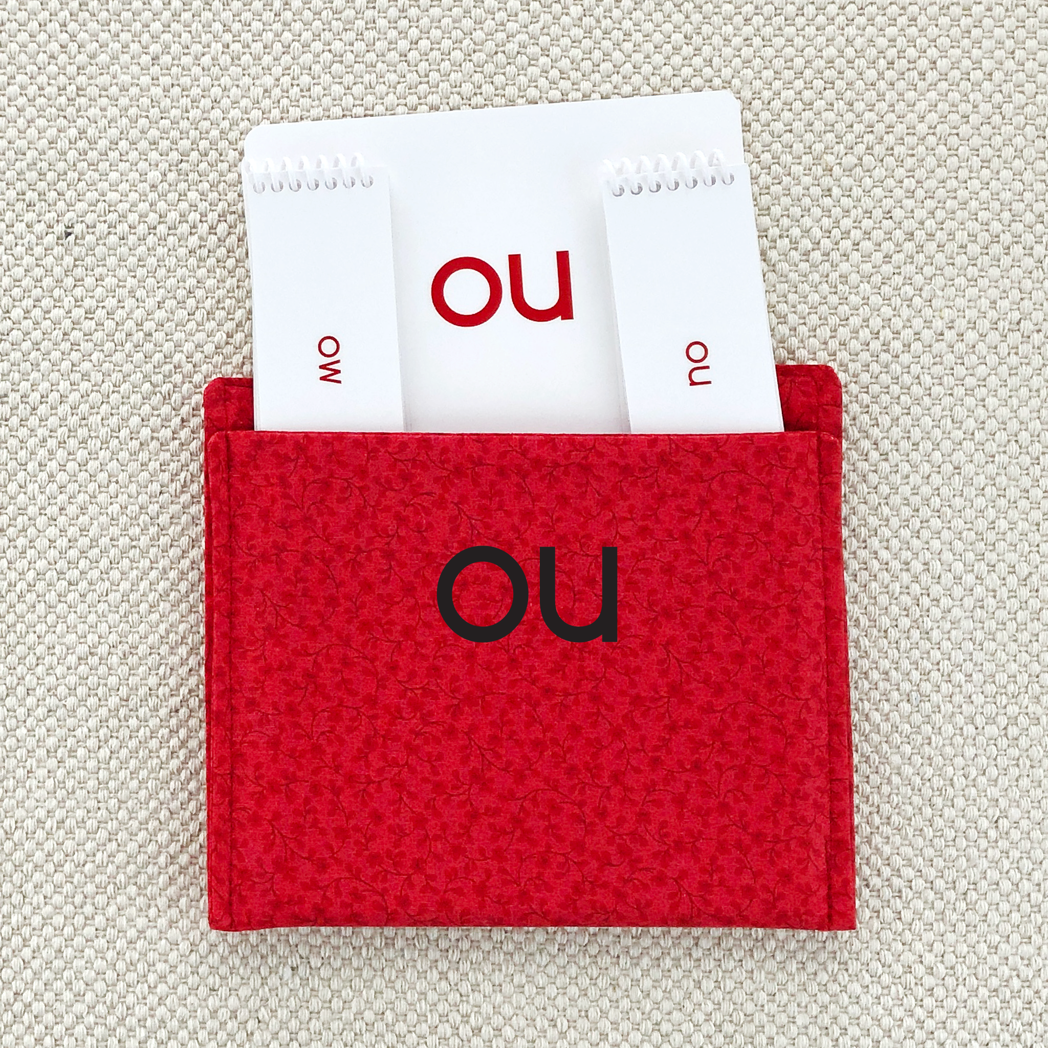 Phonogram Red One Pocket Pouch