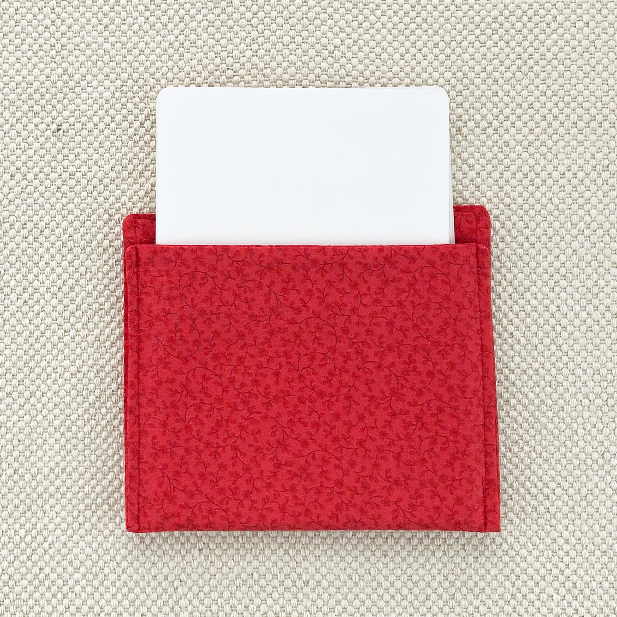 Phonogram Red One Pocket Pouch