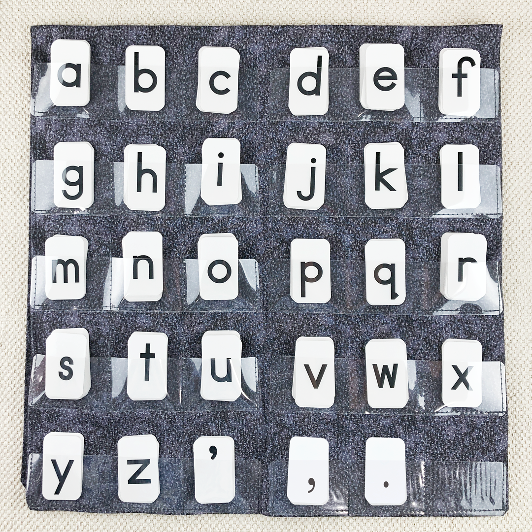 Black Print Alphabet