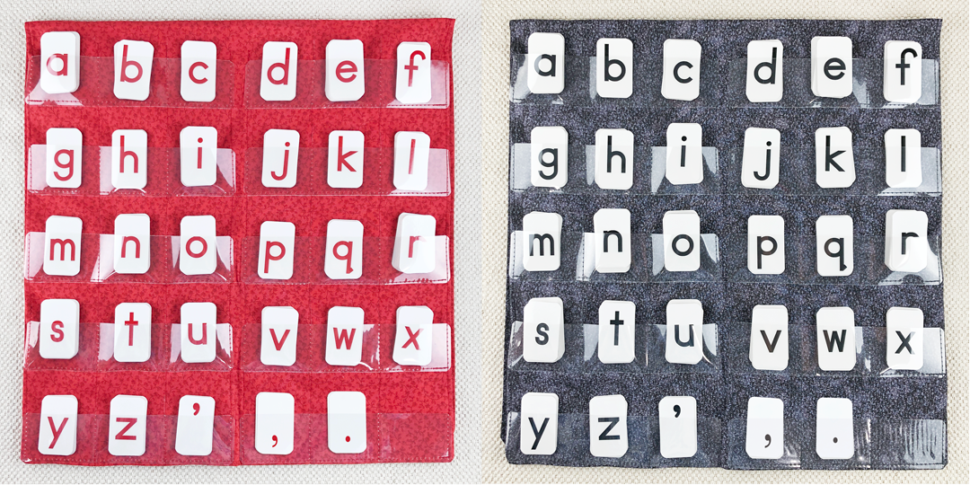 Black Print Alphabet