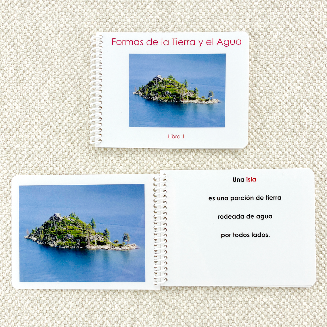 Spanish Land & Water 1 Book & Card Set