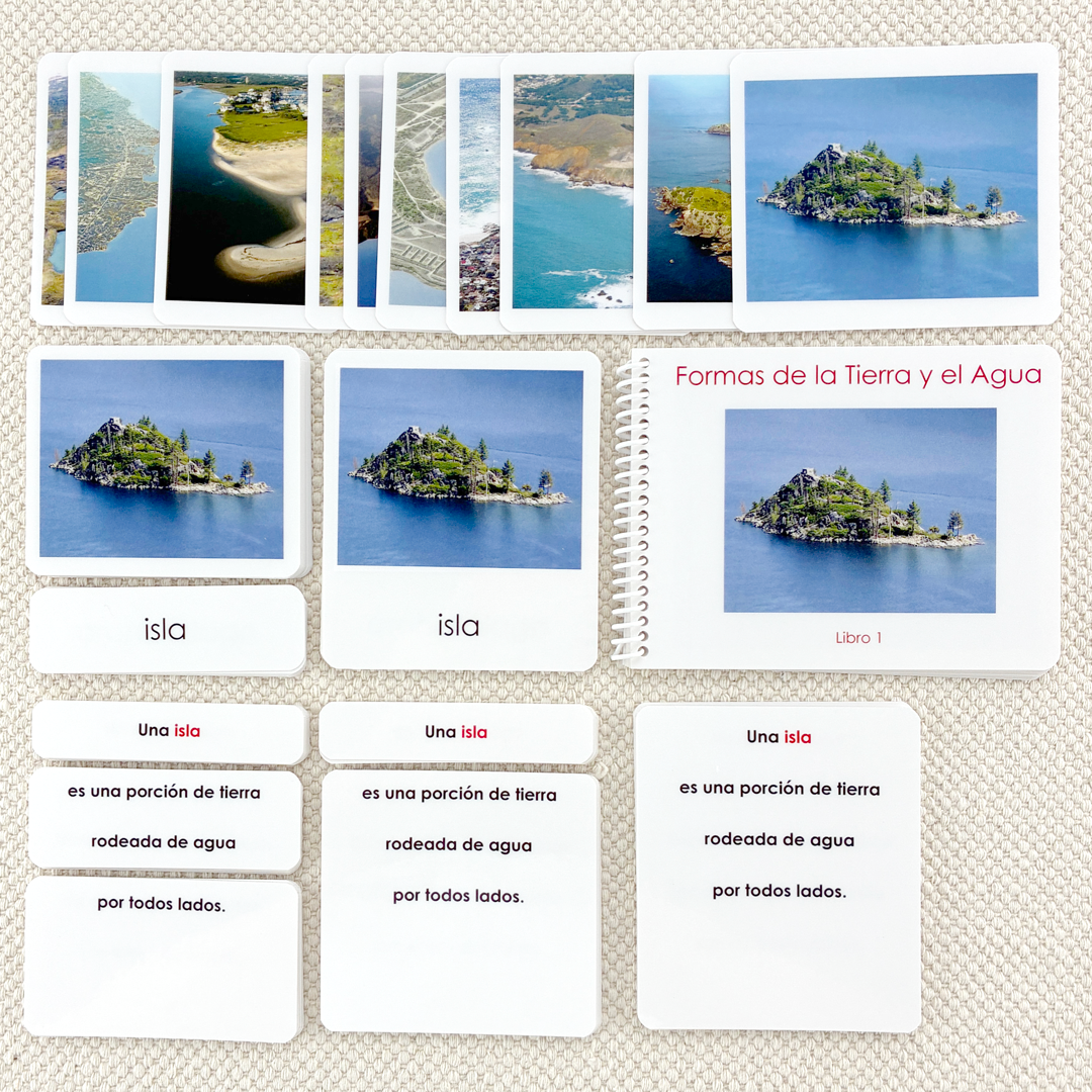 Spanish Land & Water 1 Book & Card Set