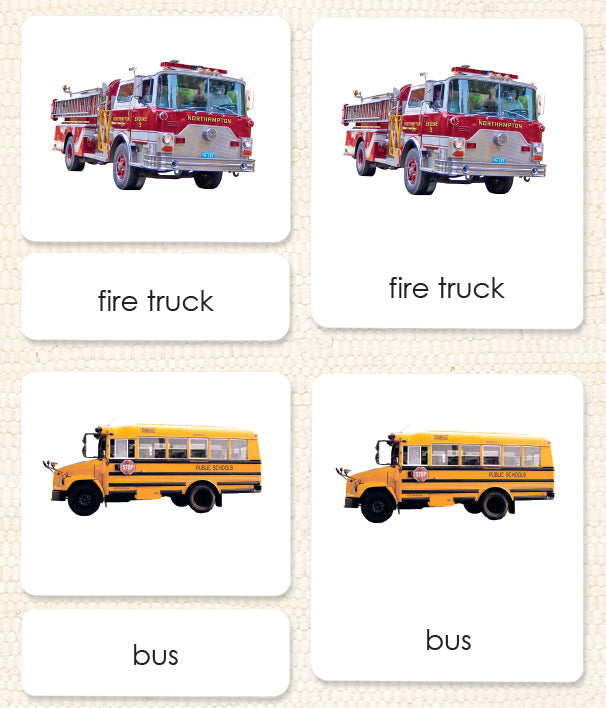 Transportation Montessori Cards – Maitri Learning