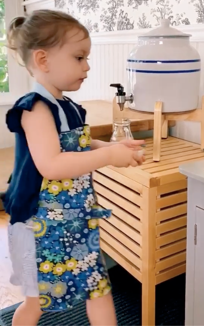 Blue Flower Aprons