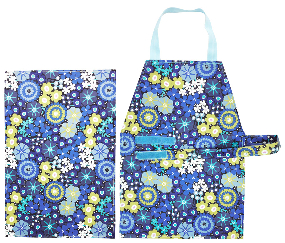 Blue Flower Aprons - Maitri Learning