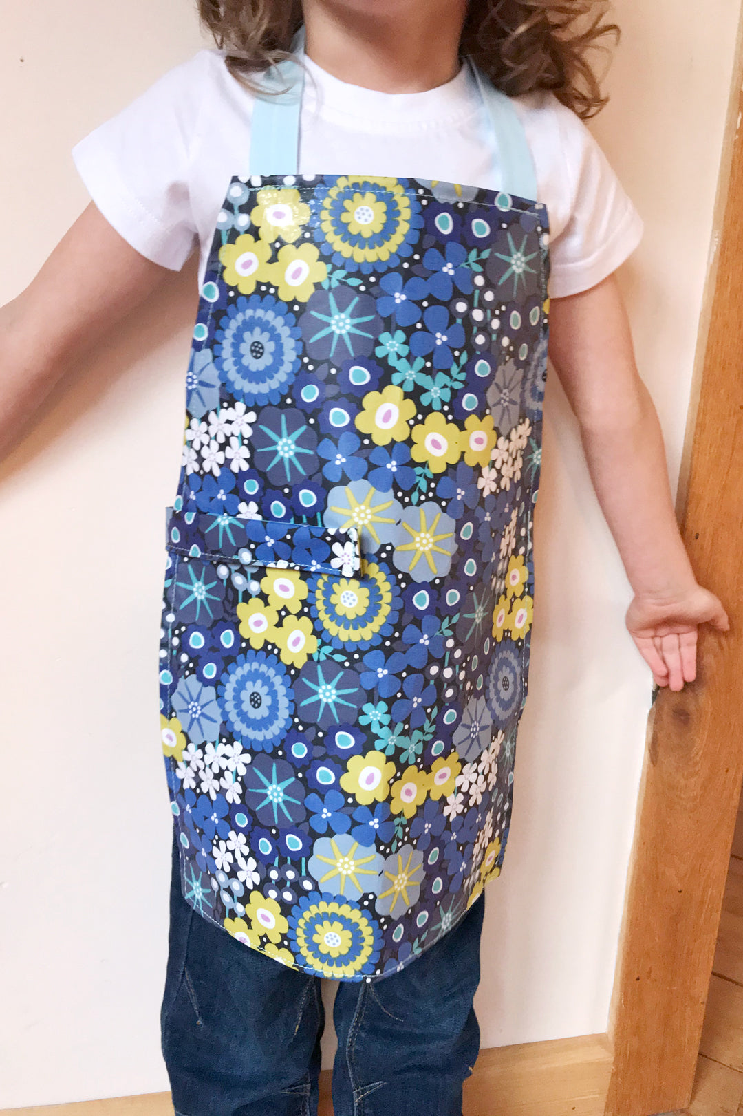 Blue Flower Aprons