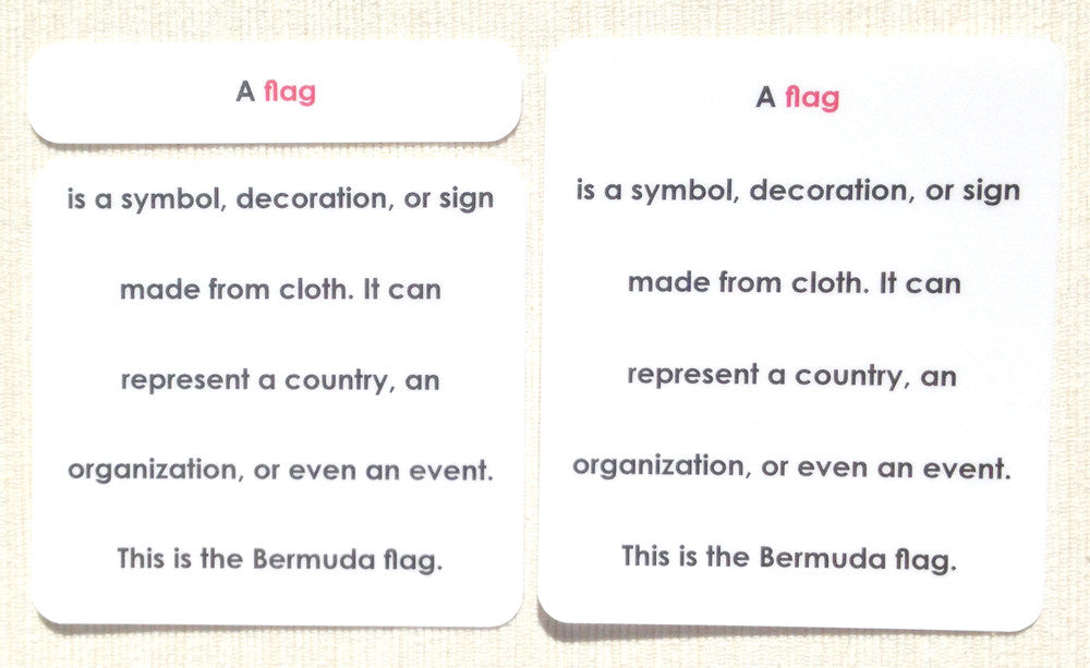"Parts of" the Flag Definitions - Maitri Learning