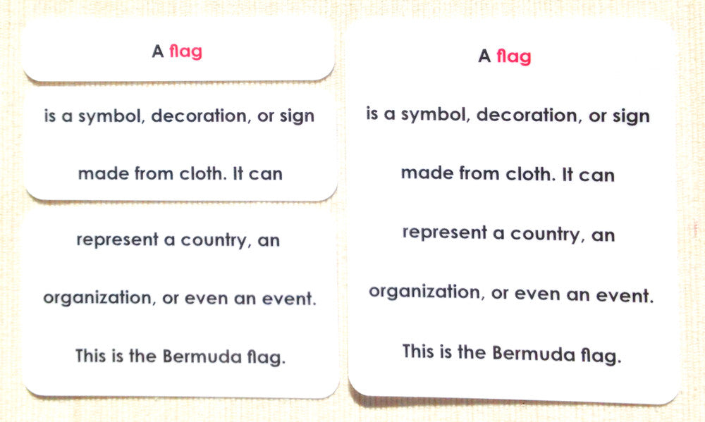 "Parts of" the Flag Definitions - Maitri Learning