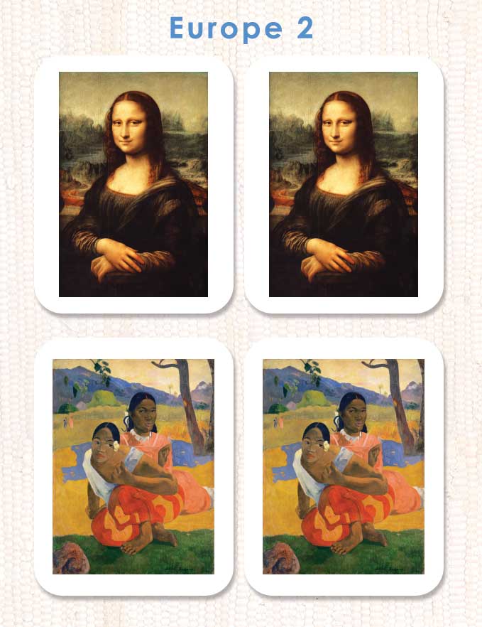 Fine Art Matching Cards