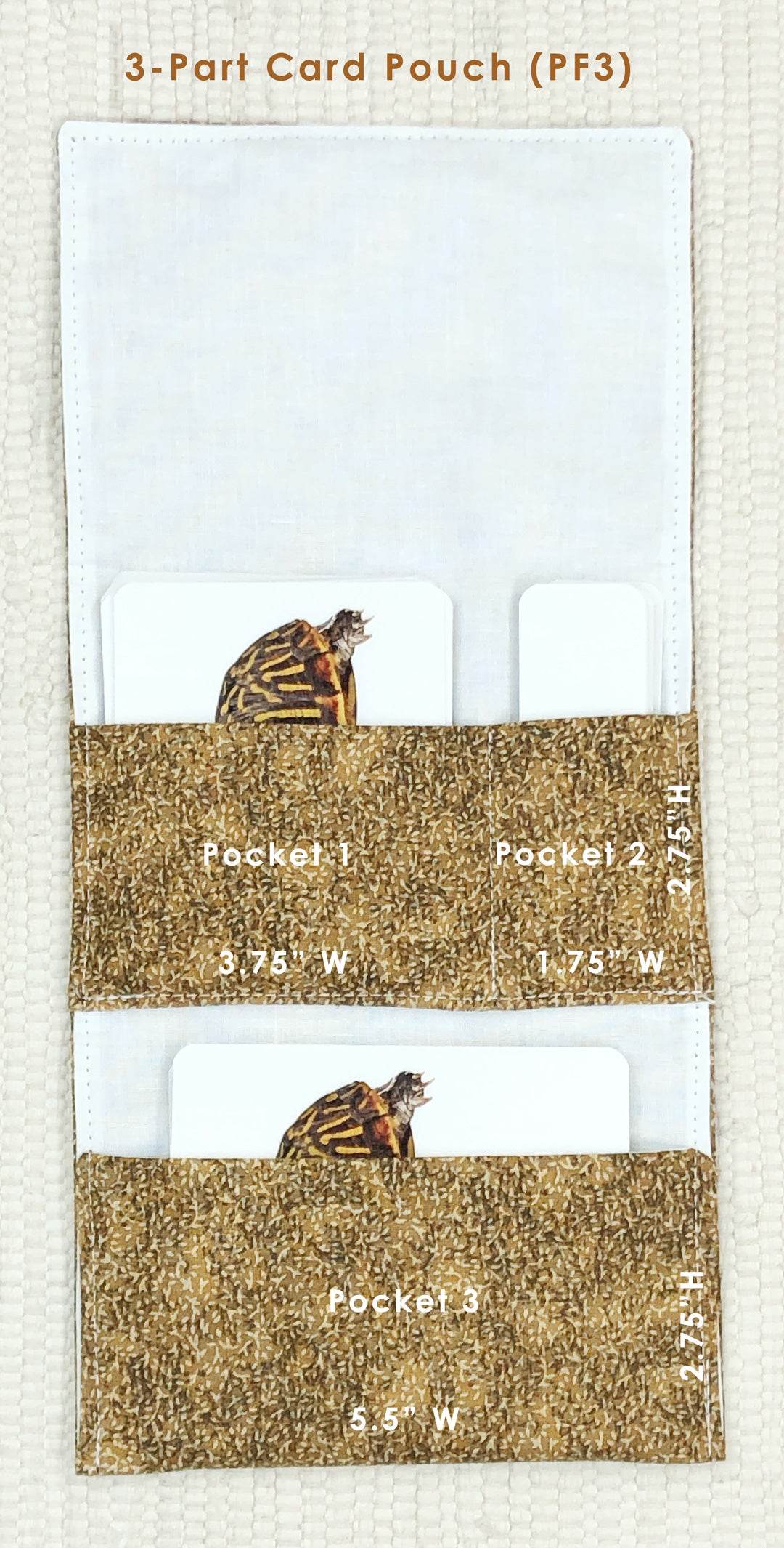 3-Part Card Pouches